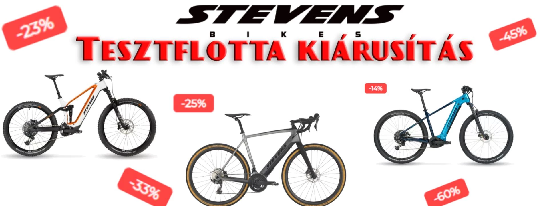 Megvásárólható Teszt kerékpárok