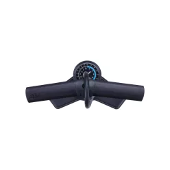 BBB Cycling kerékpáros állópumpa BFP-41 AirSwitch, alumínium és acél, nagy nyomás vagy nagy volumen funkció, fekete