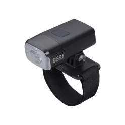 BBB Cycling kerékpáros első lámpa sisakra BLS-162 AdventureStrike, 600 lumen, 3 mód, micro USB tölthető 2000mAh akku, tépőzáras GoPro felfogatással