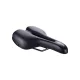 BBB Cycling kerékpáros nyereg BSD-111 SportPlus, unisex, aktív kerékpározási testtartáshoz ajánlott, emlékező szivacsos, 170mm széles, fekete
