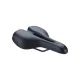 BBB Cycling kerékpáros nyereg BSD-112 SportPlus, unisex, aktív kerékpározási testtartáshoz ajánlott, emlékező szivacsos, 185mm széles, fekete