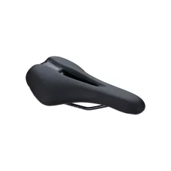 BBB Cycling kerékpáros nyereg BSD-135 SportComfort 2.0, unisex, sportos kerékpározási testtartáshoz, 145mm széles, fekete