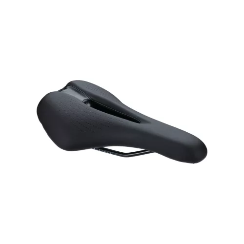BBB Cycling kerékpáros nyereg BSD-135 SportComfort 2.0, unisex, sportos kerékpározási testtartáshoz, 145mm széles, fekete