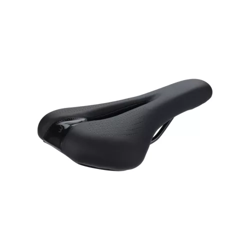 BBB Cycling kerékpáros nyereg BSD-137 SportComfort 2.0, unisex, sportos kerékpározási testtartáshoz, 165mm széles, fekete