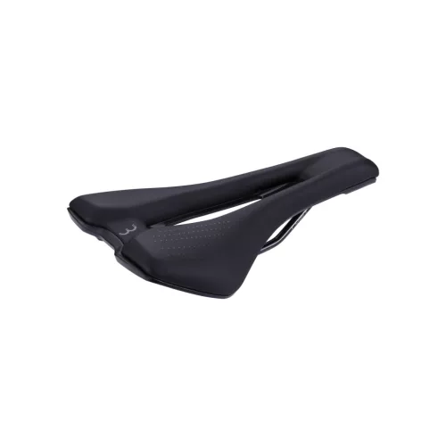 BBB Cycling kerékpáros nyereg BSD-156 Echelon Comfort, unisex, sportos kerékpározási testtartáshoz, 145mm széles, fekete