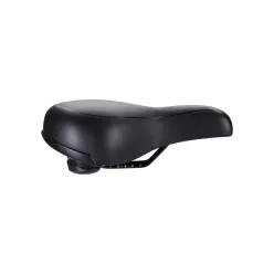 BBB Cycling kerékpáros nyereg BSD-94 Meander Upright, unisex, kiegyenesedett kerékpározási testtartáshoz, 225mm széles, fekete