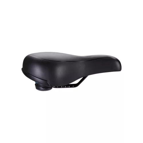 BBB Cycling kerékpáros nyereg BSD-94 Meander Upright, unisex, kiegyenesedett kerékpározási testtartáshoz, 225mm széles, fekete