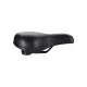 BBB Cycling kerékpáros nyereg BSD-94 Meander Upright, unisex, kiegyenesedett kerékpározási testtartáshoz, 225mm széles, fekete