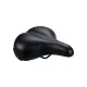 BBB Cycling kerékpáros nyereg BSD-97 SoftComfort Gelfoam Series, unisex, kiegyenesedett kerékpározási testtartáshoz, 225mm széles, fekete