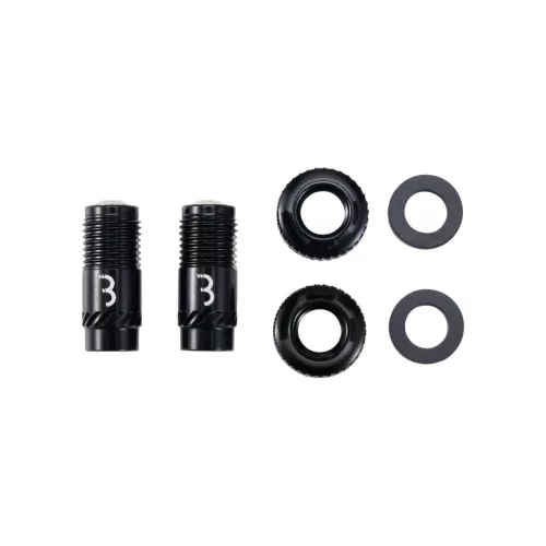 BBB Cycling kerékpáros szelep átalakító BTI-165 CoreCap, alu, auto szelep, prestára, 2db, fekete