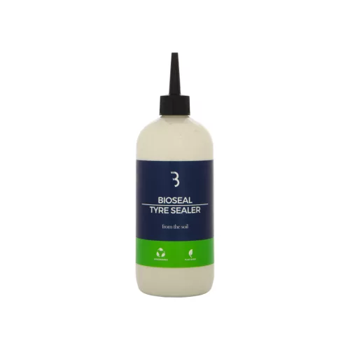 BBB Cycling kerékpáros defektmentesítő folyadék BTI-181 BioSeal, tubeless és belső gumitömlős rendszerekhez, biológiailag lebomlik, 500 ml