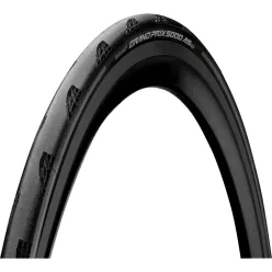 Continental országúti kerékpáros külső gumi 25-622 Grand Prix 5000 AllSeason TR 700x25C, hookless felni kompatibilis, tubeless ready, fekete/fekete, reflektoros, hajtogathatós