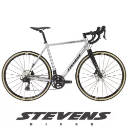 Stevens gravel-cyclocross kerékpár Vapor 2*12 54 classic silver