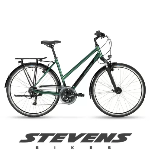 Stevens trekking kerékpár Albis női L46 electric blue green
