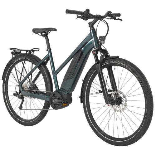 Stevens elektromos crossover kerékpár E-4X Tour női L46 glazed green