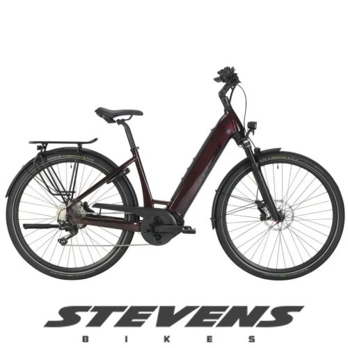 Stevens elektromos trekking kerékpár E-Triton PT6 unisex F52 maroon