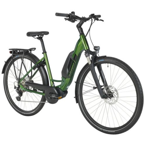 Stevens elektromos trekking kerékpár E-Bormio unisex F52 metallic green