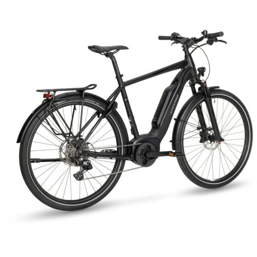 Stevens elektromos crossover kerékpár E-6X Tour férfi G52 stealth black