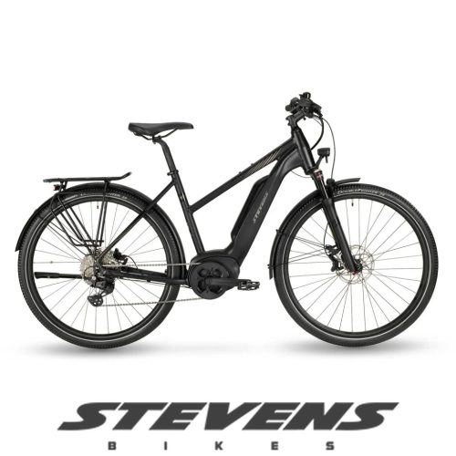 Stevens elektromos crossover kerékpár E-6X Tour női L46 stealth black