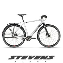 Stevens elektromos light assist városi kerékpár E-Strada 7.3.4 FEQ unisex 56 vogue silver black