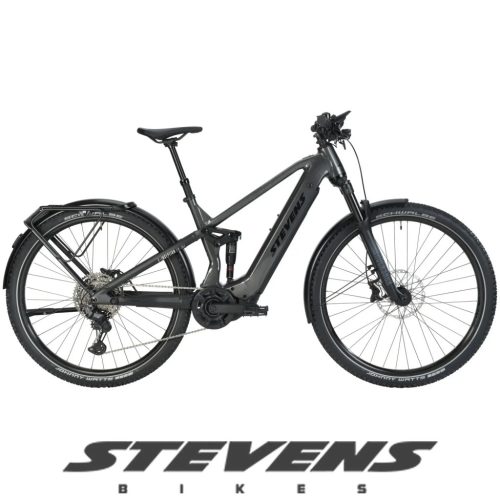 Stevens elektromos crossover MTB fully kerékpár E-Inception TR 7.6.1 FEQ 16" chrome black