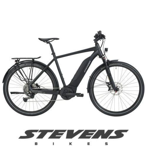 Stevens elektromos crossover kerékpár E-6X Tour férfi G58 stealth black