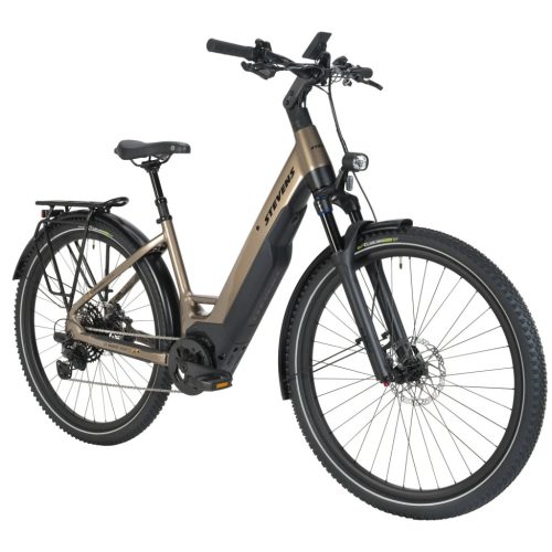 Stevens elektromos crossover kerékpár E-Universe 9.8.1 Plus FEQ unisex F52 honey brown