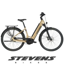 Stevens elektromos városi kerékpár E-Brione Luxe unisex F56 golden sand