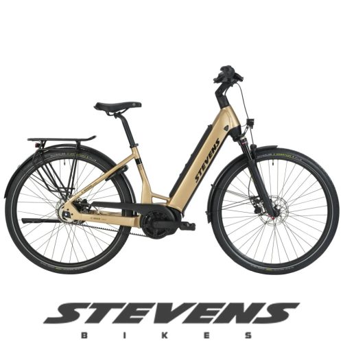 Stevens elektromos városi kerékpár E-Brione Luxe unisex F56 golden sand