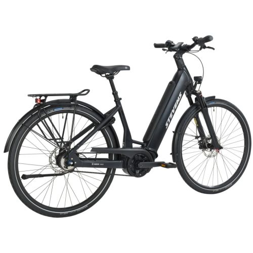 Stevens elektromos városi kerékpár E-Courier Luxe unisex F46 stealth black