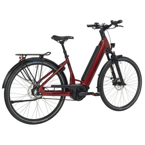 Stevens elektromos városi kerékpár E-Courier Luxe unisex F46 burgundy