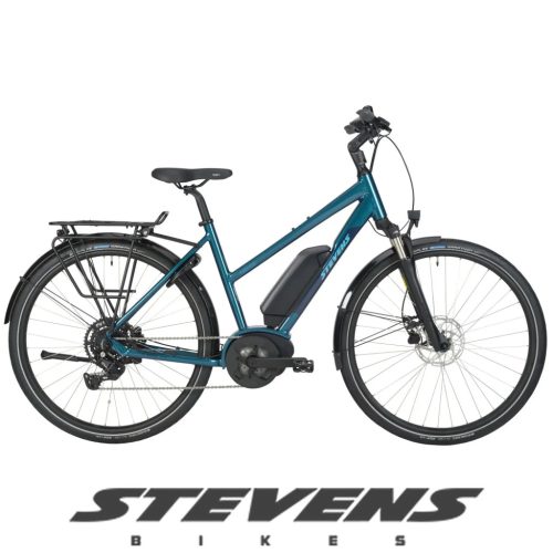 Stevens elektromos trekking kerékpár E-Molveno női L46 polar petrol