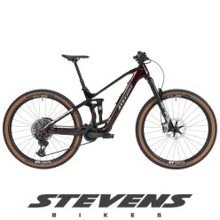 Stevens elektromos light assist MTB fully kerékpár E-Maverick AM 9.4.3 R1 dark lava red