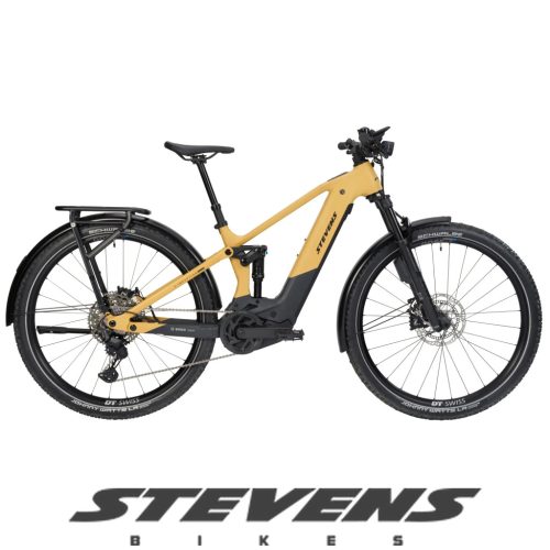 Stevens elektromos crossover MTB fully kerékpár E-Inception TR 8.8.1 FEQ 16" ochre grey