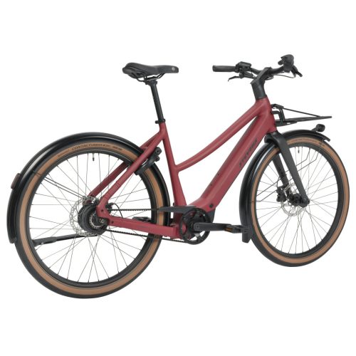 Stevens elektromos light assist városi kerékpár E-Simeto női L bordeaux red