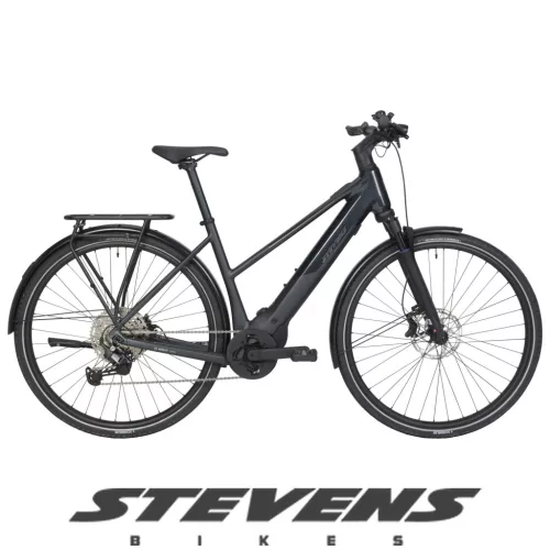 Stevens elektromos trekking kerékpár E-Comuna 7.4.1 női L black mercury
