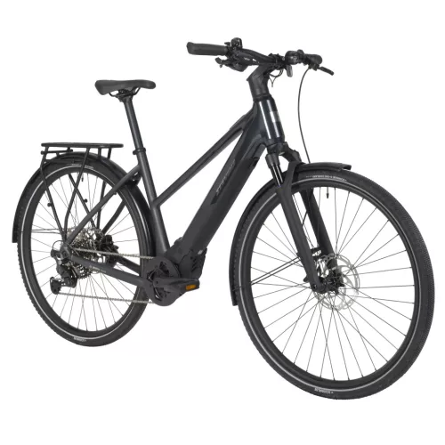 Stevens elektromos trekking kerékpár E-Comuna 7.4.1 női L black mercury