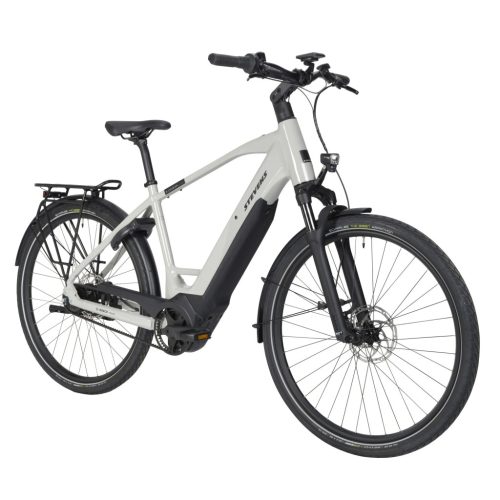 Stevens elektromos városi kerékpár E-Courier 6.5.1 Plus férfi 48 sand grey