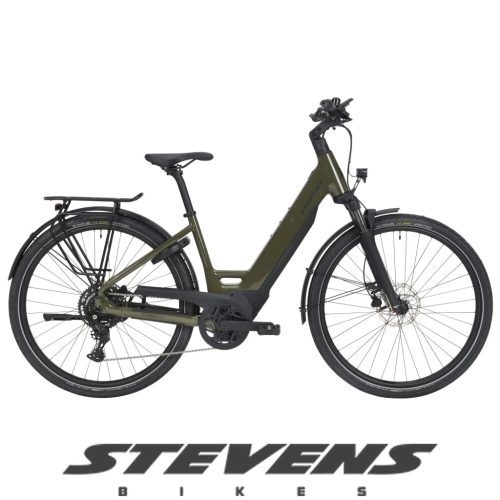 Stevens elektromos trekking kerékpár E-Triton 5.5.1 unisex 46 khaki