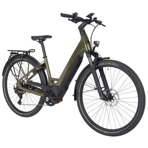 Stevens elektromos trekking kerékpár E-Triton 5.5.1 unisex 46 khaki
