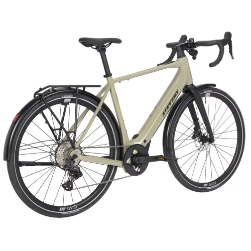 Stevens elektromos light assist gravel-országúti kerékpár E-Getaway 7.4.1 FEQ 59 light khaki